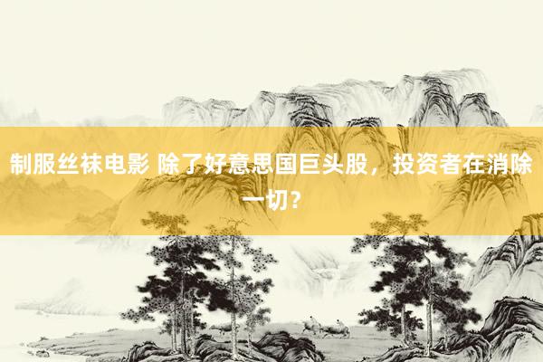 制服丝袜电影 除了好意思国巨头股，投资者在消除一切？